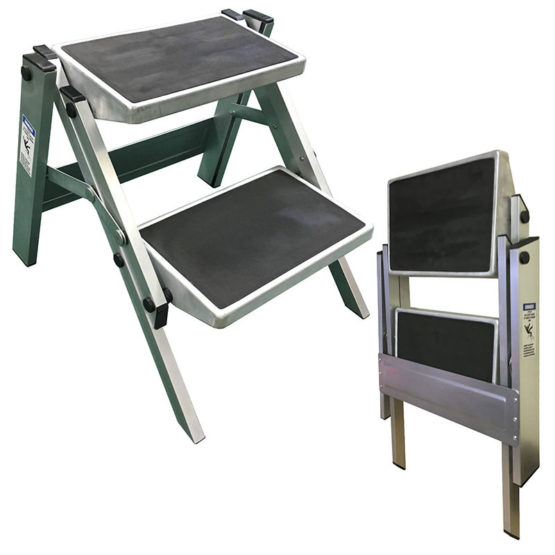 Aluminium Steps Double Caravan Accessories The Caravan Supermarket