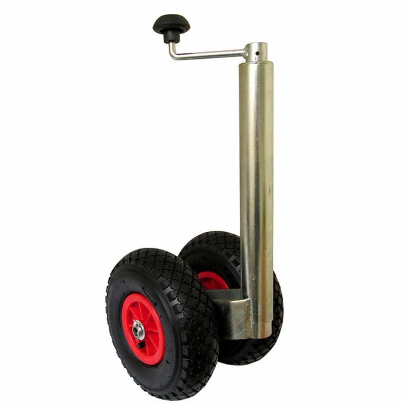 Jockey Wheel Pneumatic Twin The Caravan Supermarket