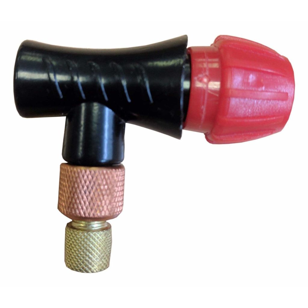 Bike CO2 Tyre Inflator Suits 16g Threaded Gas Cylinders