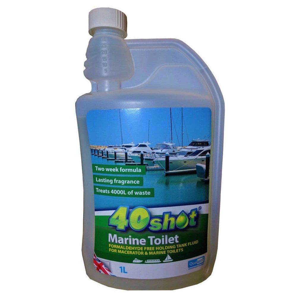 Qualkem Marine Boat Macerator Toilet Chemical Fluid 40 Shot