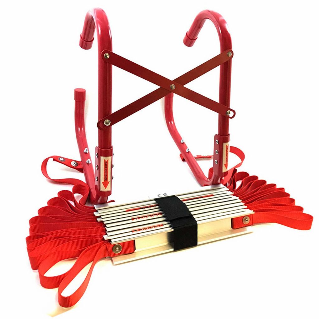 Fire Escape Ladder Approved To EN131 With Storage Bag 2 or 3 Storey