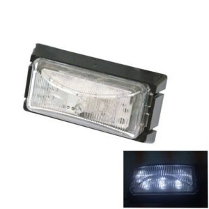 caravan accessories white truck trailer side marker 6 LED lights 12 to 30 volts