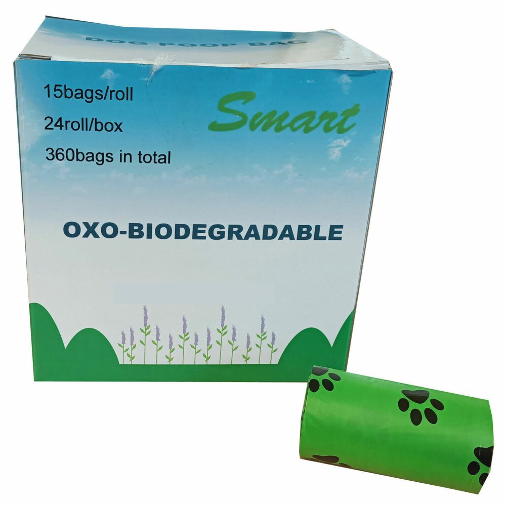 caravan accessories Biodegradable Dog Poo Bags x 360 24-rolls Extra Large Strong Waste Poop Roll 2